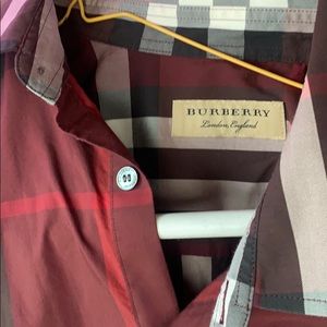 Large burrberry multi color red